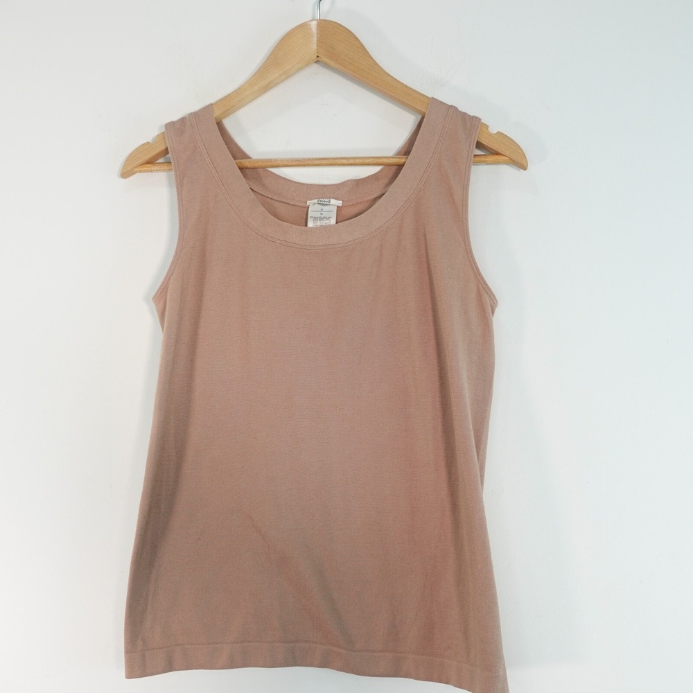Wolford Top Small Beige Shapewear Tank Nude Base Layer Fit Stretch Cami Tan